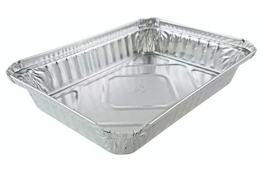 1 1/2 lb. Oblong Take-Out Foil Pan - Shallow 500/CS