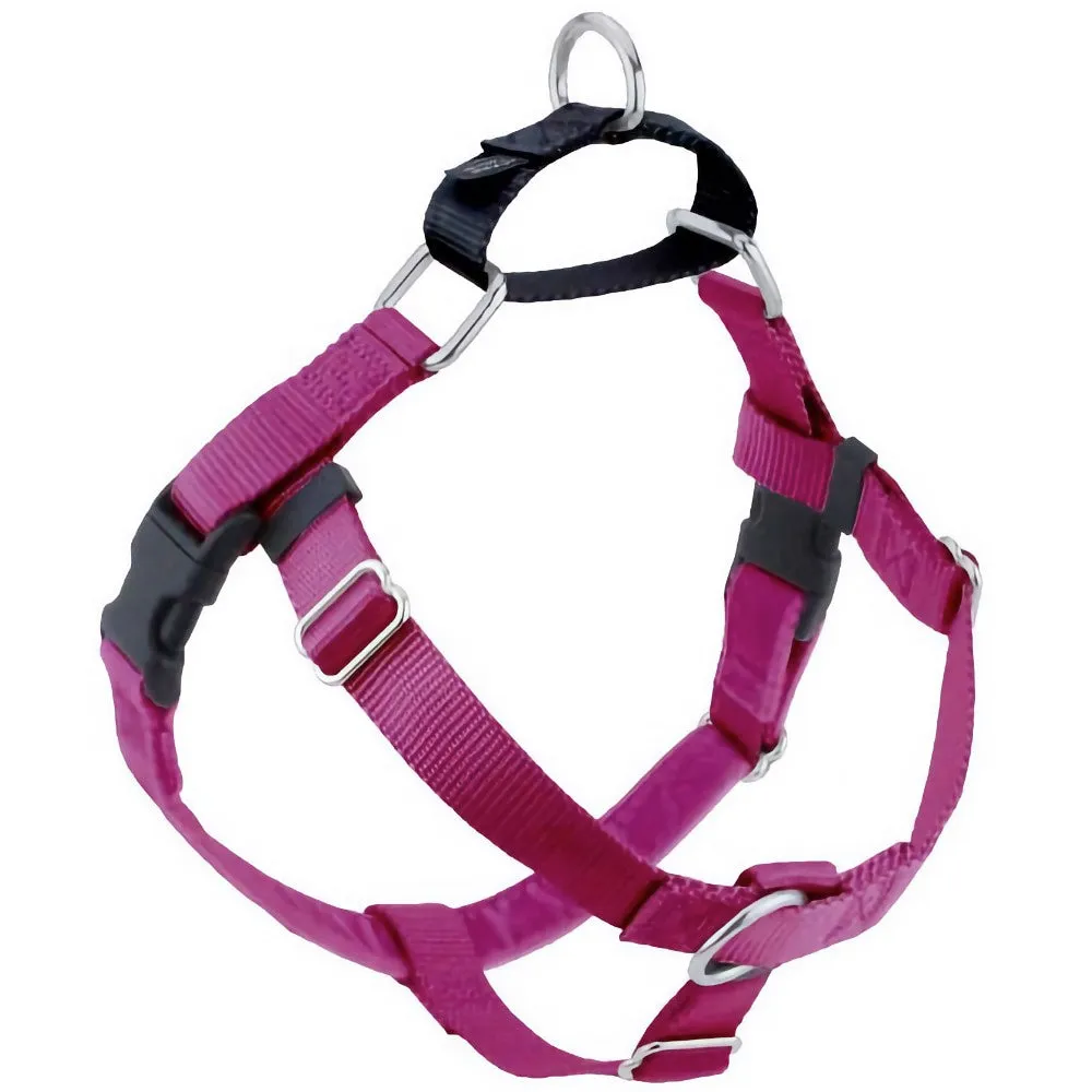 2 Hounds Design Freedom No-Pull Dog Harness & Leash - Raspberry