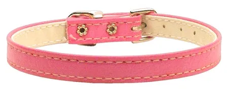 3-8" Plain Collar Pink 8