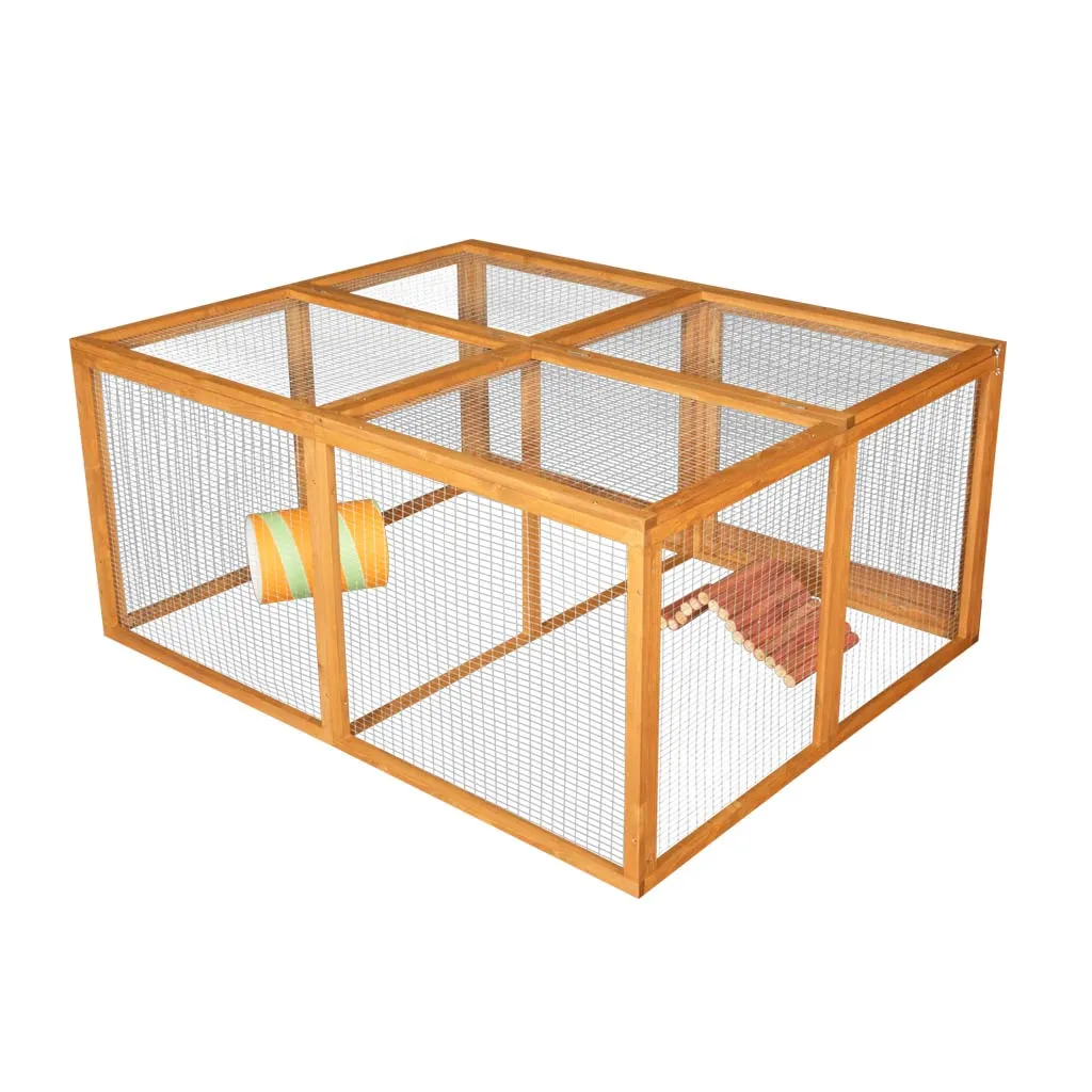 5ft Large Chartwell Guinea Pig Run | The Perfect Cavy Run, 2 Doors | High Enough For Children to go Inside to Play