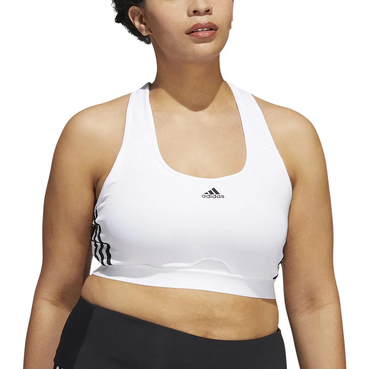 adidas Women's Powerreact Training Medium Support Bra (Plus Size)