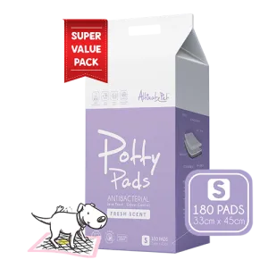 Altimate Pet Potty Pee Pads Antibacterial S 33cm x 45cm - 180pcs