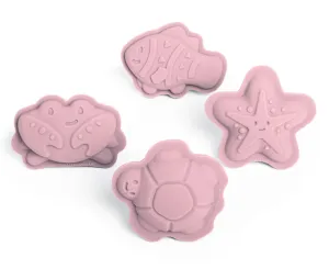 Bigjigs Silicone Sand Moulds Blush Pink