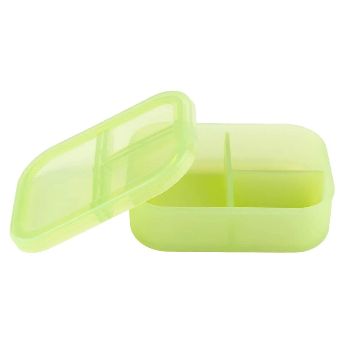 Bumkins Three Section Bento Box - Jelly Silicone