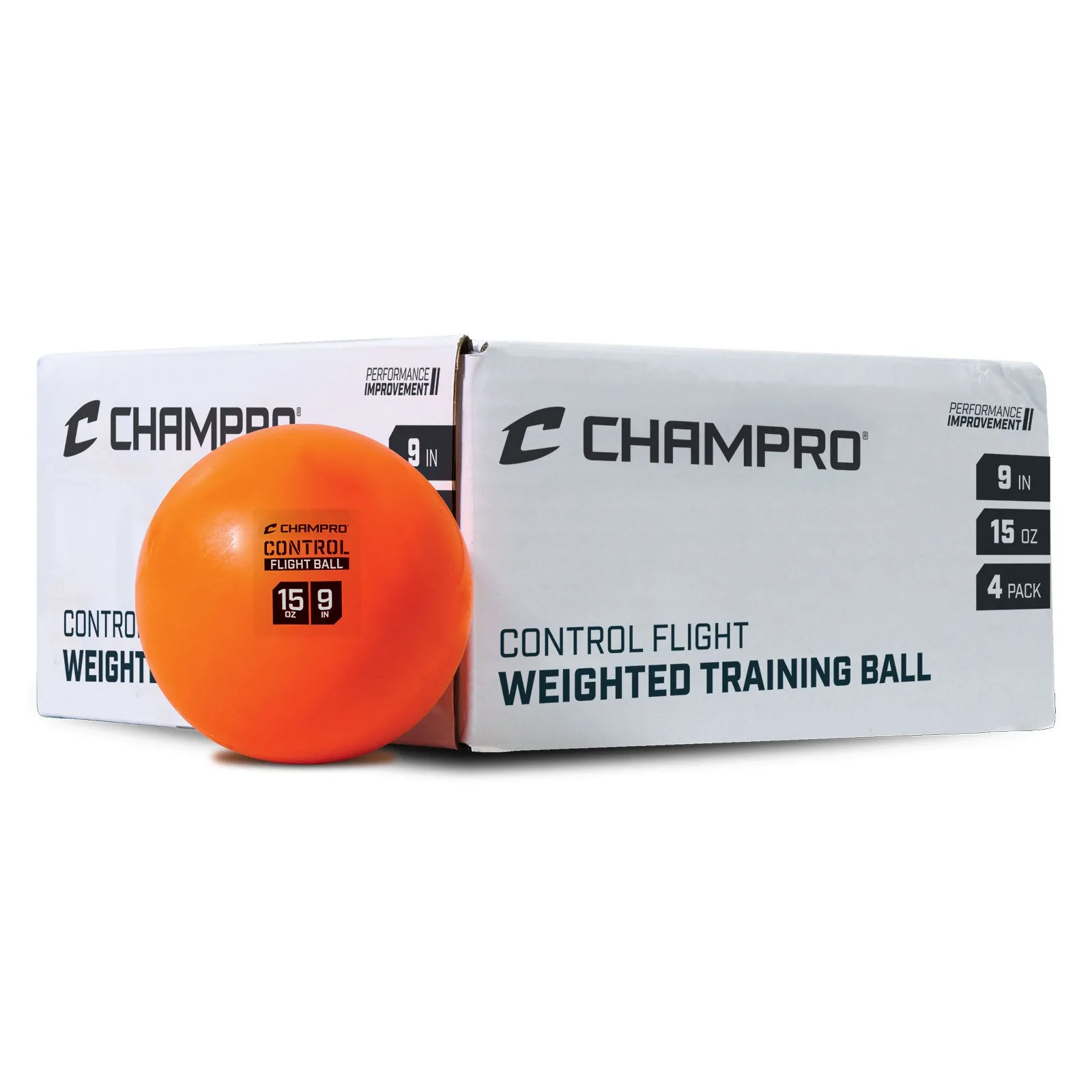 Champro 15oz 9" Control Flight Training Ball - 4-Pack