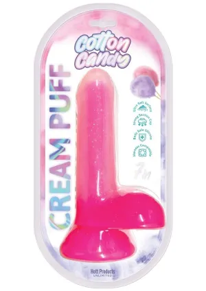 Cotton Candy Cream Puff Silicone Dildo