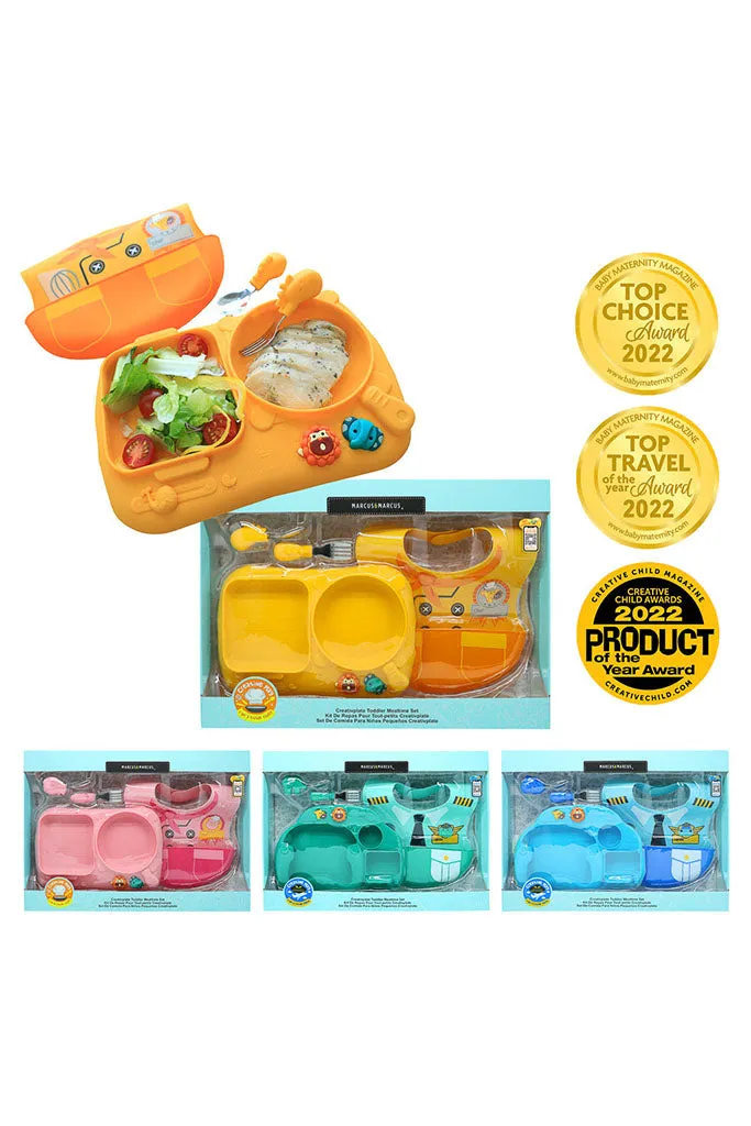 Creativplate Toddler Mealtime Set - Little Pilot Ollie