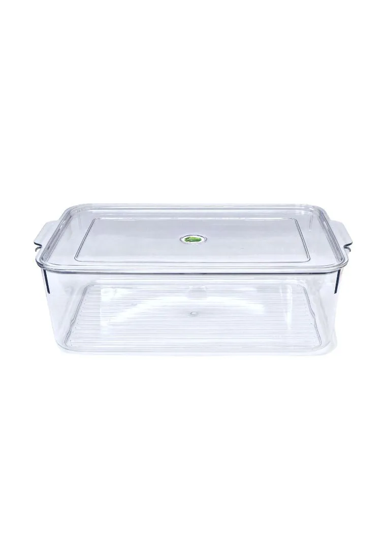 Cuisson PET Fridge Container with Lid 34 x 17 x 10cm