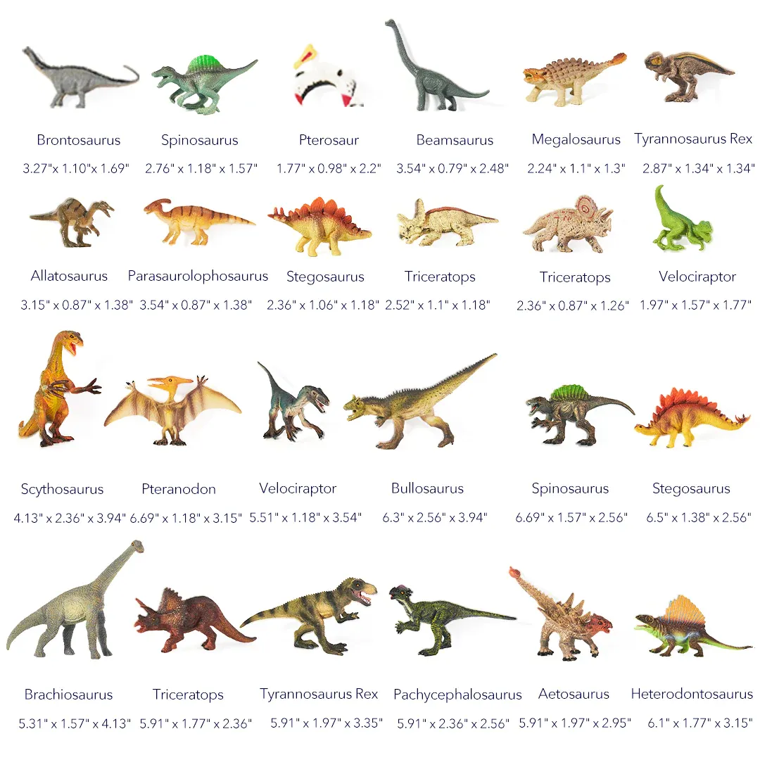 Dinosaur Toys Set 24pc