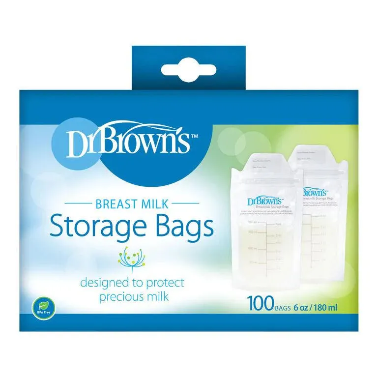 Dr. Brown's Breastmilk Storage Bags 100 bags