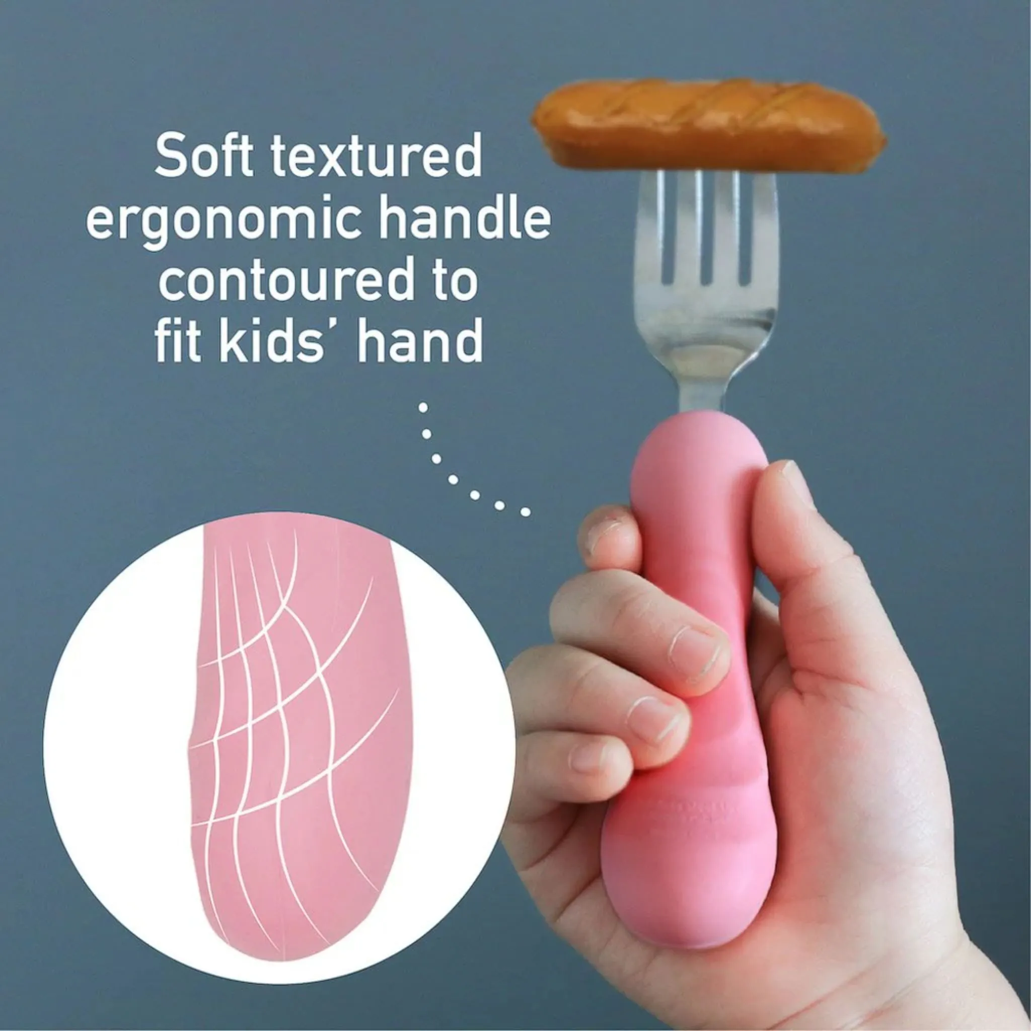 Easy Grip Fork & Spoon Set - Lola