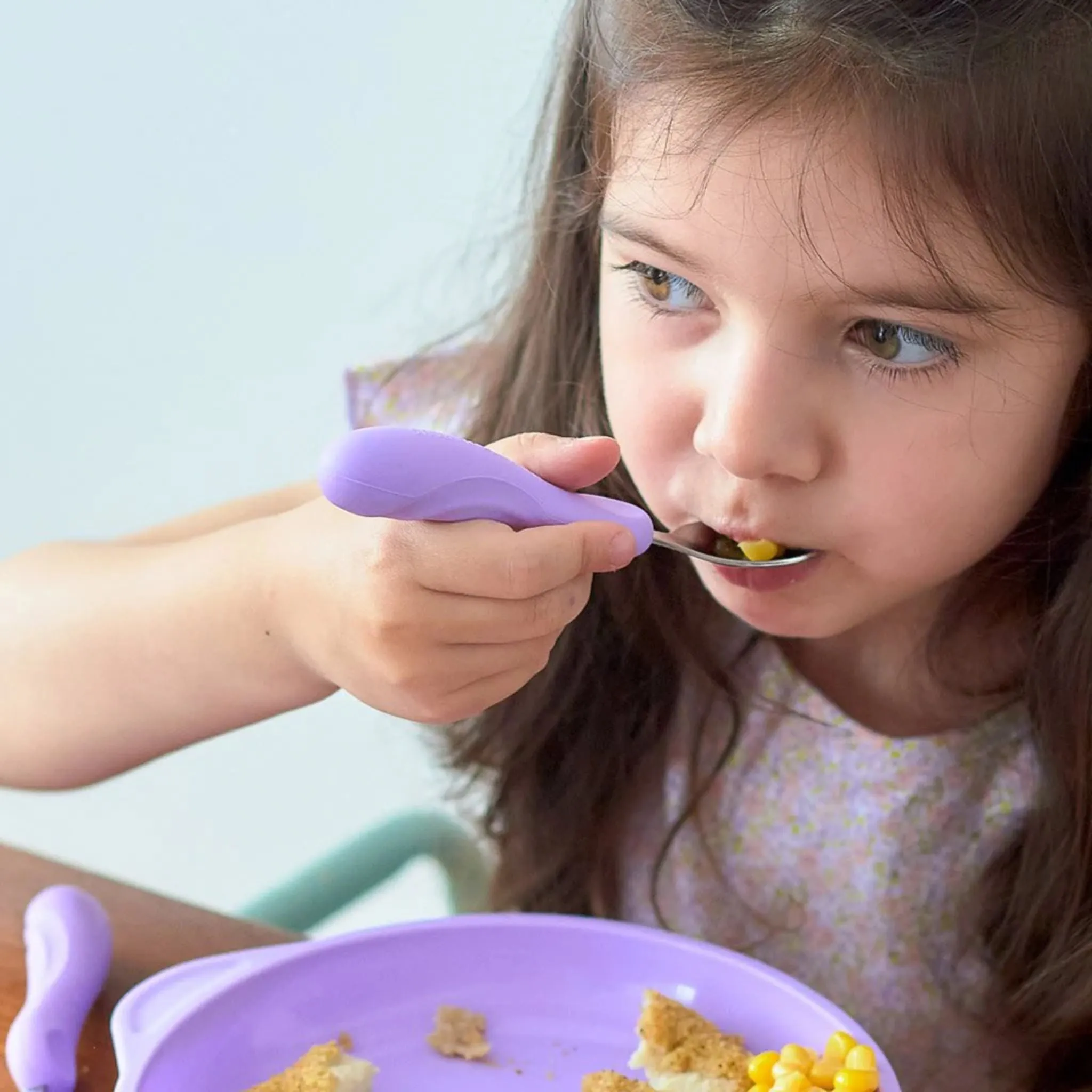 Easy Grip Fork & Spoon Set - Lola