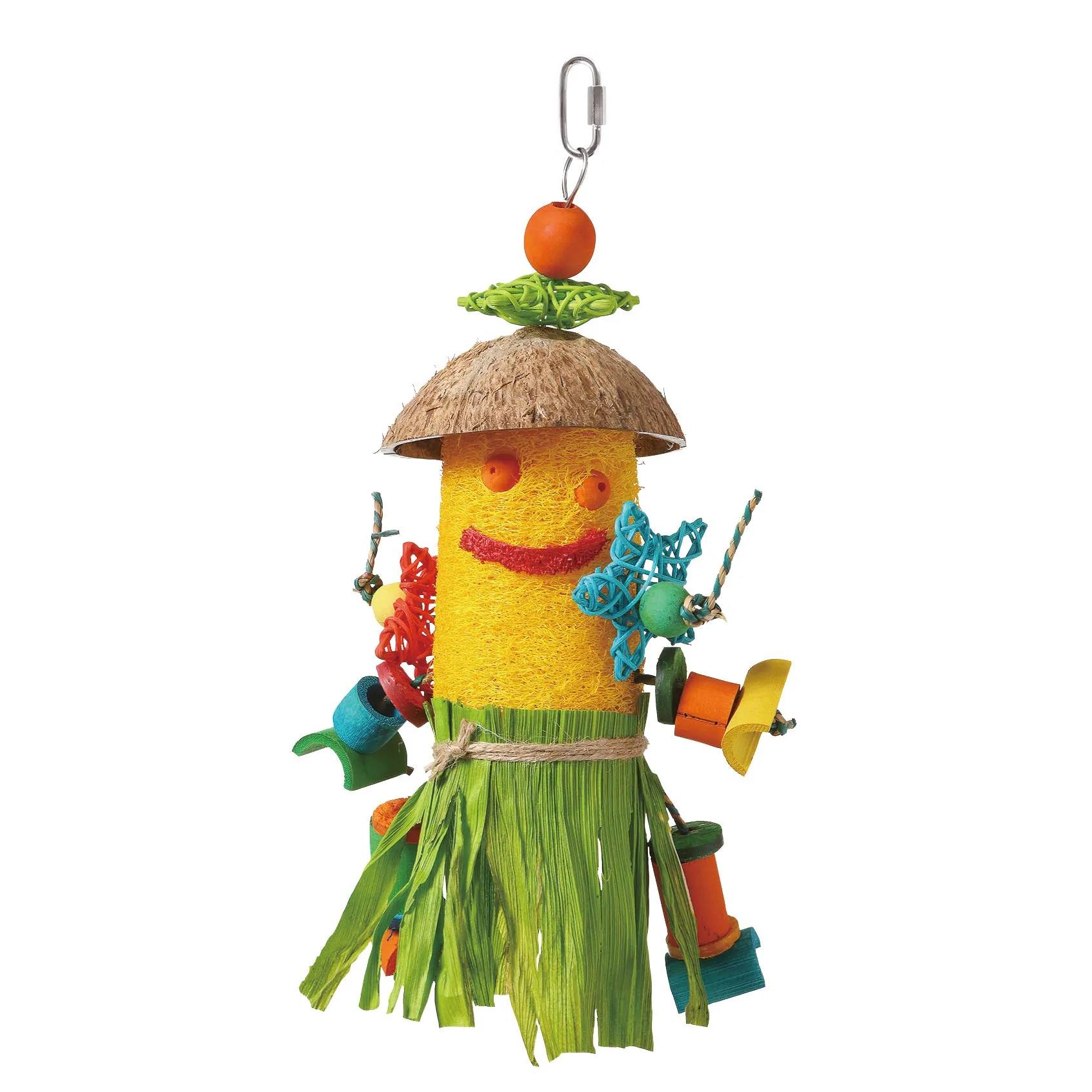 Hari Smart Play Parrot Toy Loofah Man