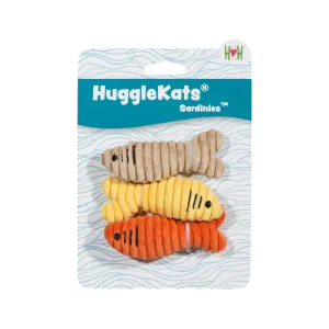 HuggleKats Sardinies 3pk Cat Toy