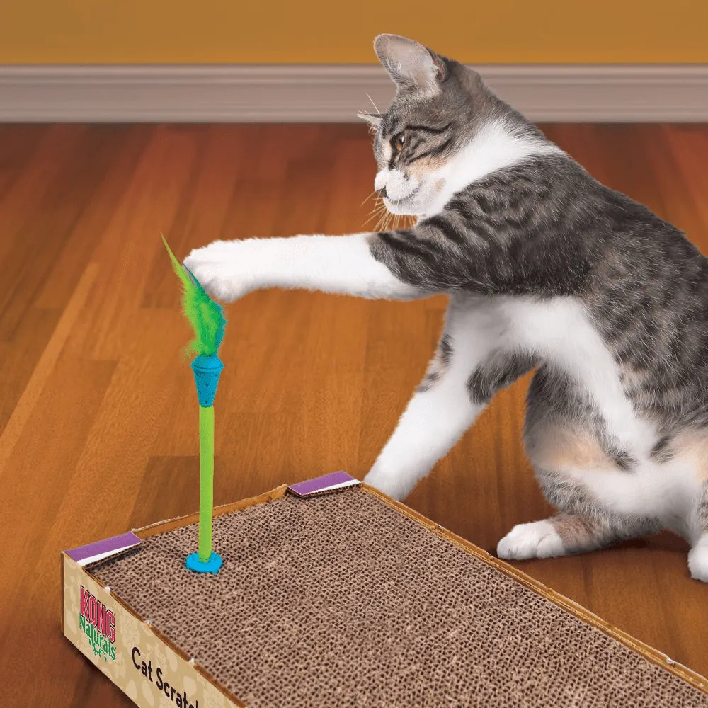 Kong Connects Scratch Toy With Catnip Inside for Cats (Green)