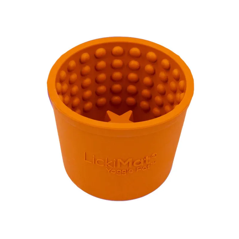 LickiMat Yoggi Pot Orange