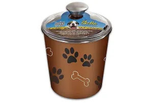 Loving Pets Bella Canister Copper Treat Holder (Copper)