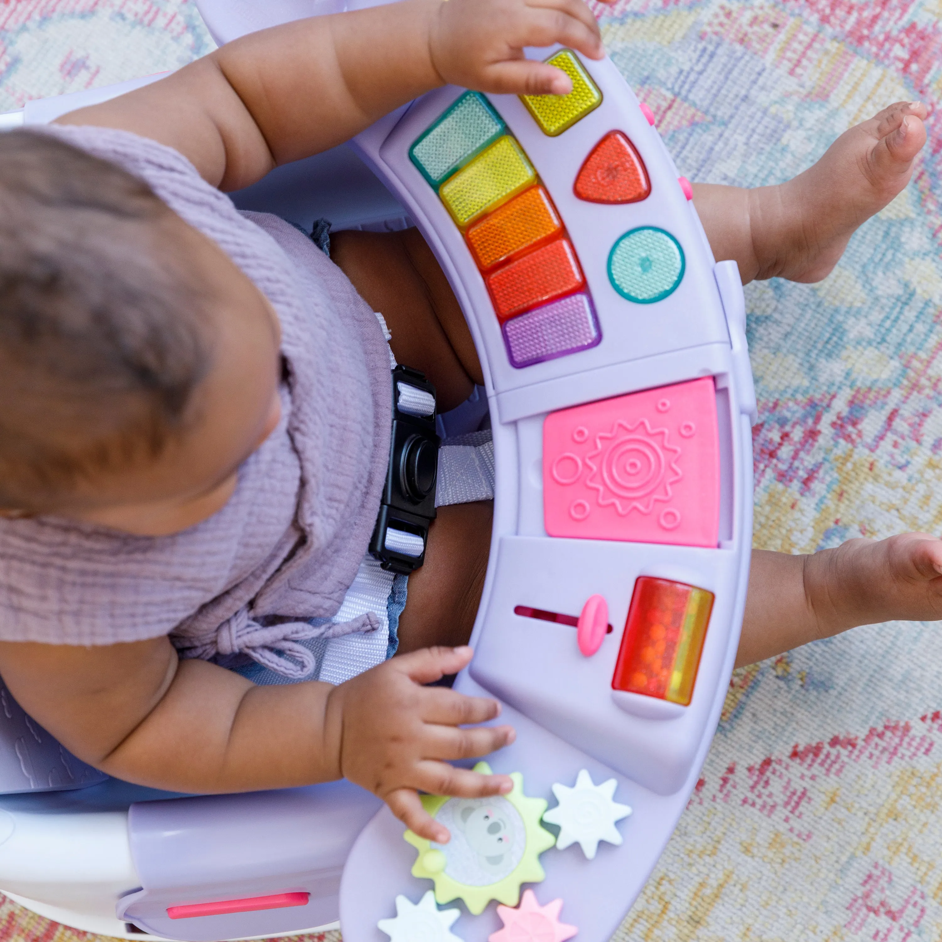 Music & Lights 3-in-1 Discovery Seat & Booster-Lavender