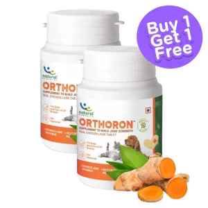 Natural Remedies Orthoron Joint Supplement Tablets for Dogs and Cats (Buy 1 Get 1) (Limited Shelf Life)