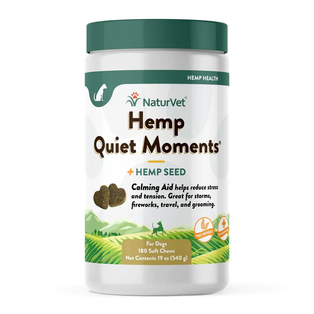 NaturVet Hemp Quiet Moments plus Hemp Seed