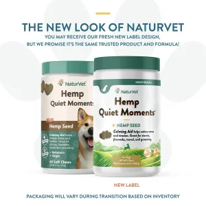 NaturVet Hemp Quiet Moments plus Hemp Seed