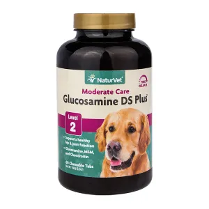 NaturVet Moderate Care Glucosamine DS Level 2 Max Formula Dog & Cat Tablets