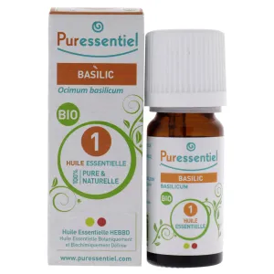 Organic Essential Oil - Basil by Puressentiel for Unisex - 0.17 oz Oil