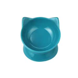 Park Life Designs Oscar Tilt Food Dish for Cats 5" Blue