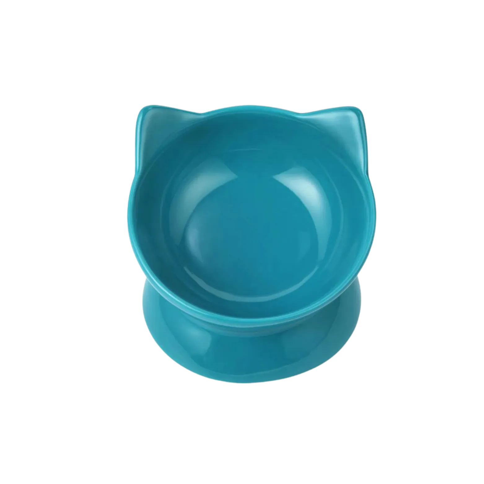 Park Life Designs Oscar Tilt Food Dish for Cats 5" Blue