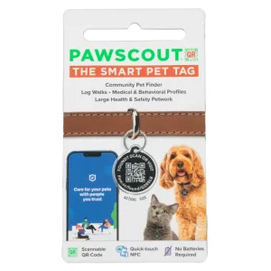 Pawscout QR Smart Pet Tag for Dogs and Cats