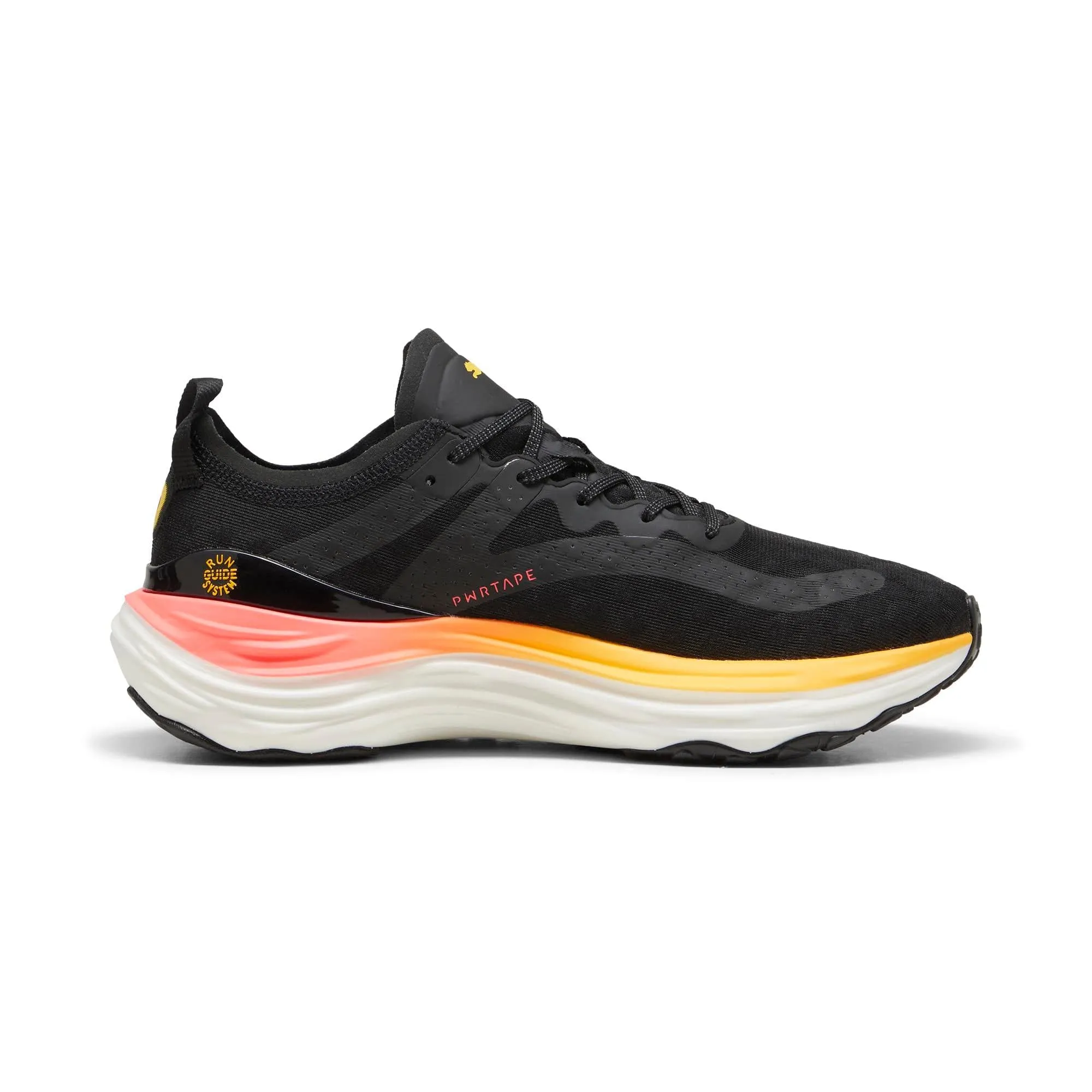 Puma Men's ForeverRun NITRO - Black-Sun Stream-Sunset Glow AW24