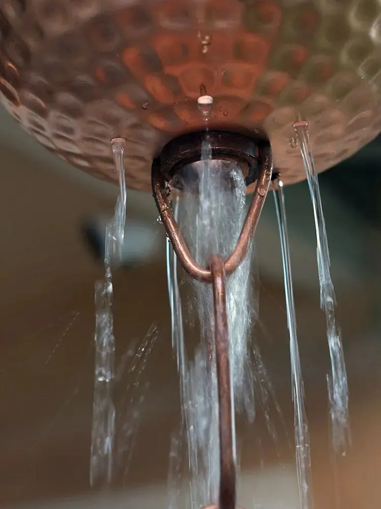 Rain Chain Pure Copper Bowls