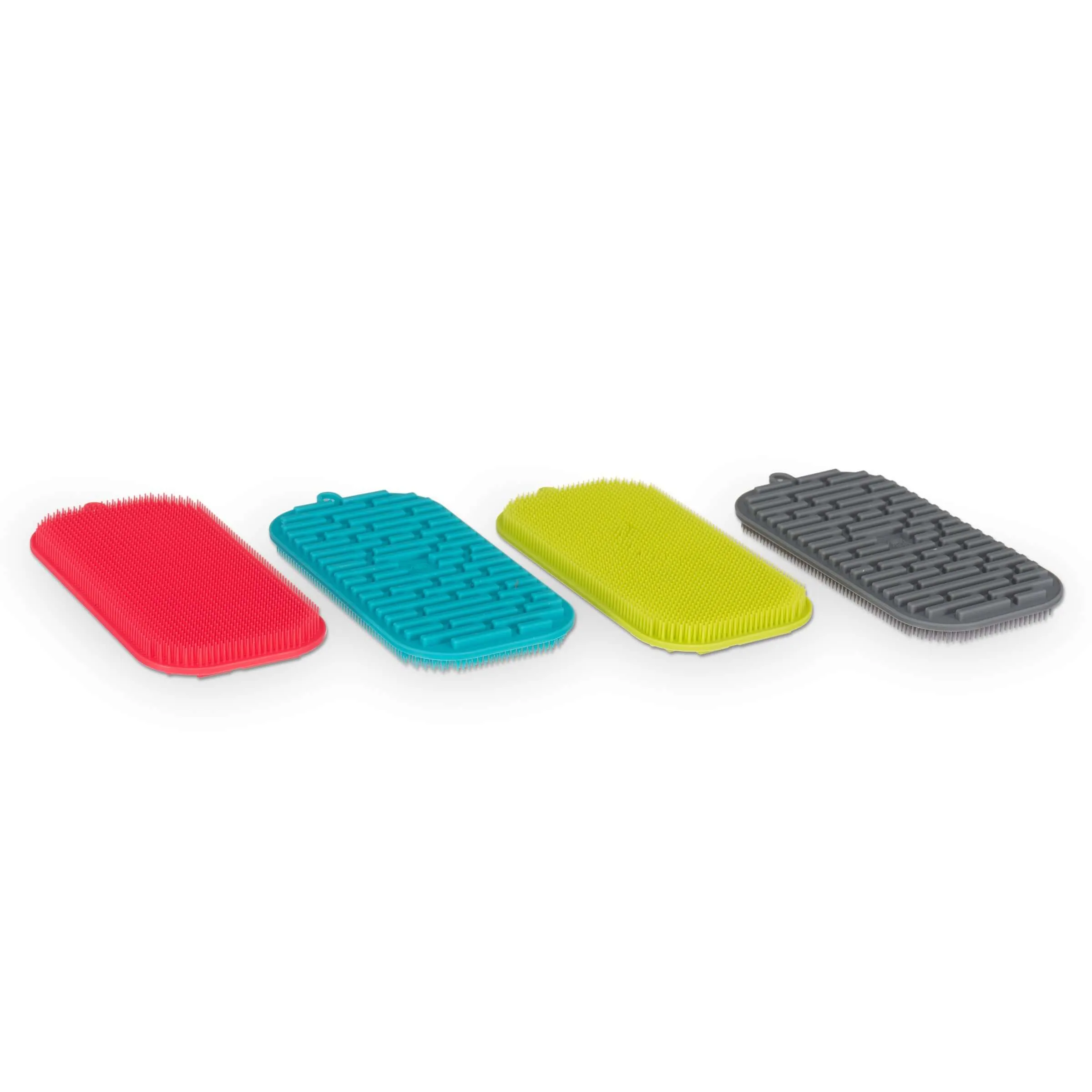 Silicone Dual Sided Dog Bowl Scrubber Sponge, 5" x 2.5"