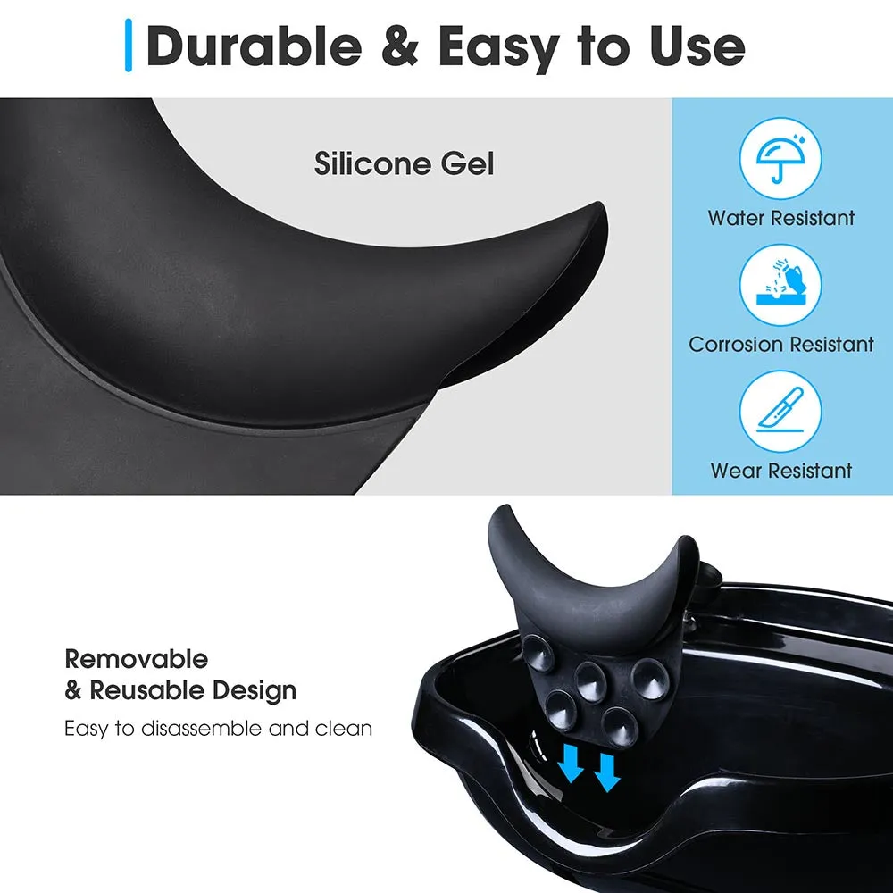 TheLAShop Gripper Gel Neck Rest for Salon Shampoo Bowl