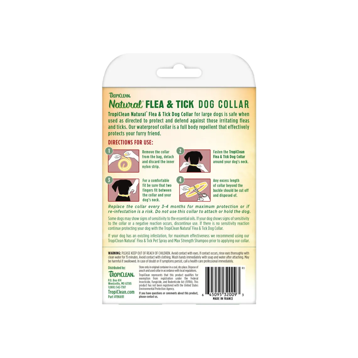 Tropiclean Natural Flea & Tick Collar for Dogs