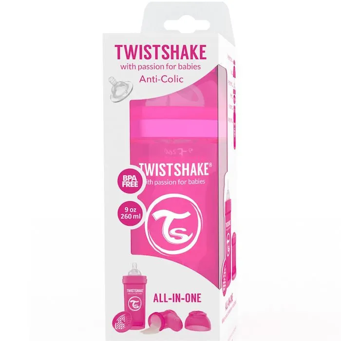 Twistshake Anti-Colic 260ml Bottle Pink