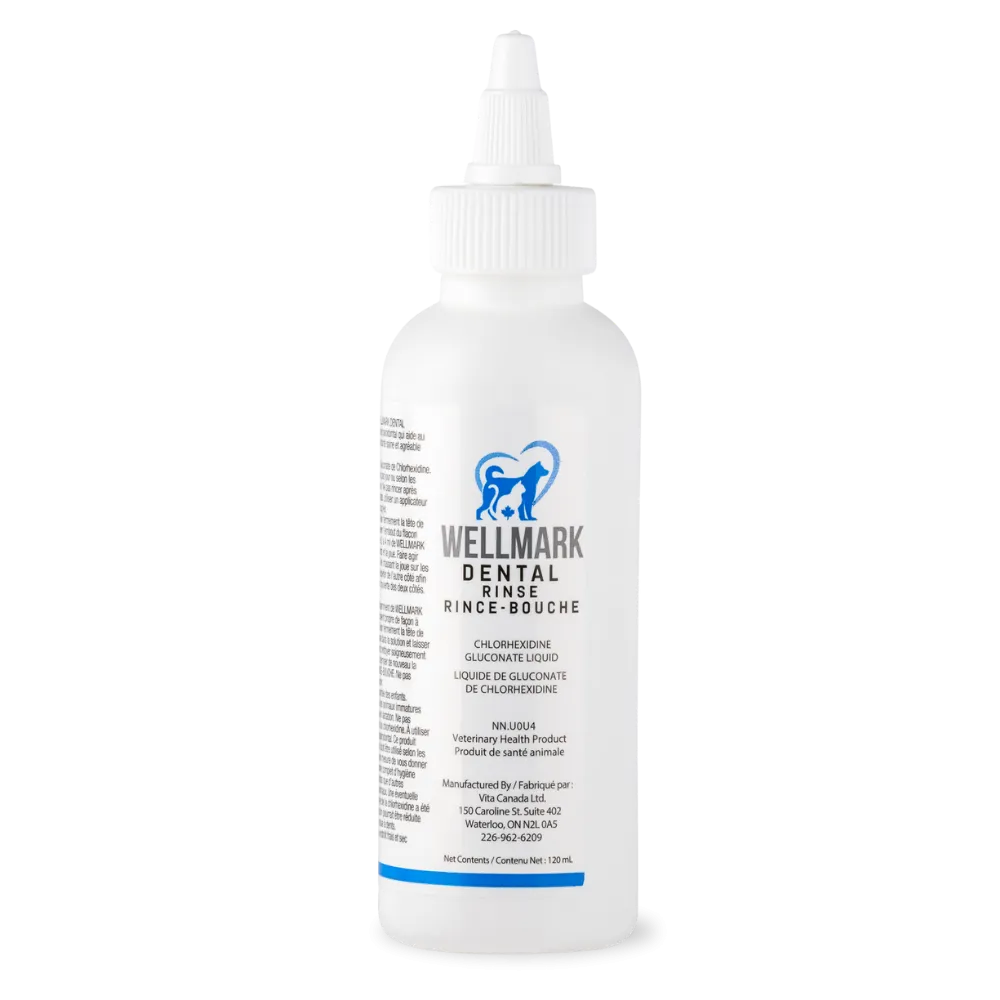 Wellmark Dental Rinse for Dogs & Cats - 120ml