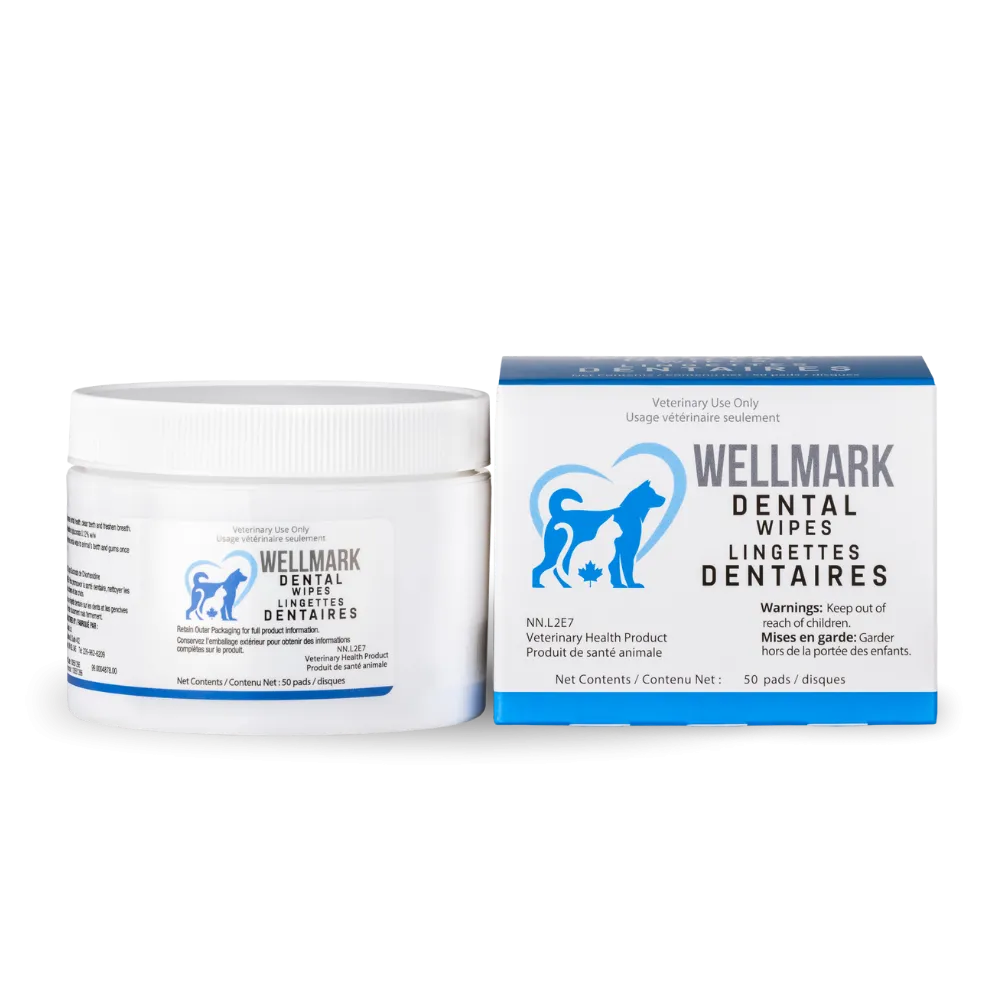 Wellmark Dental Wipes for Dogs & Cats - 50pads