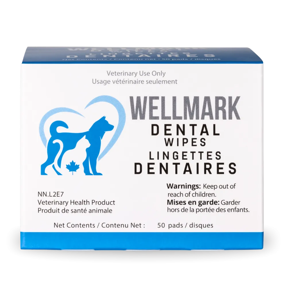 Wellmark Dental Wipes for Dogs & Cats - 50pads