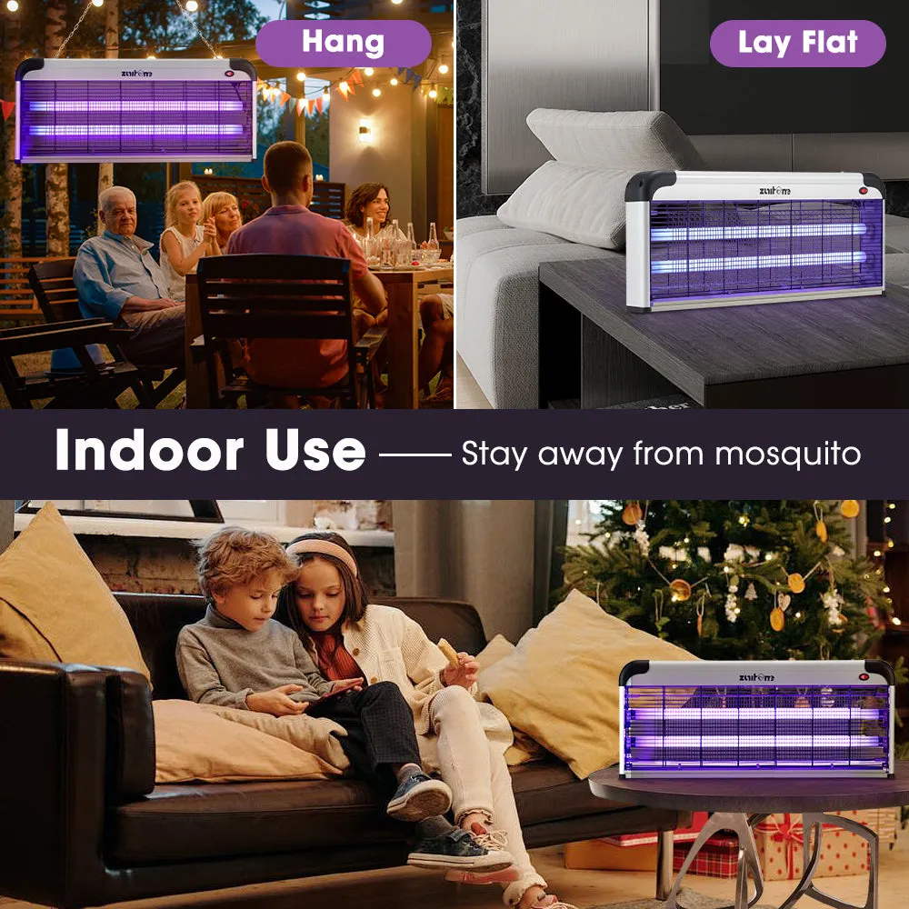 ZUNI Electric UV Mosquito Fly Insect Killer Bug Zapper Trap Light Lamp 20/30/40W