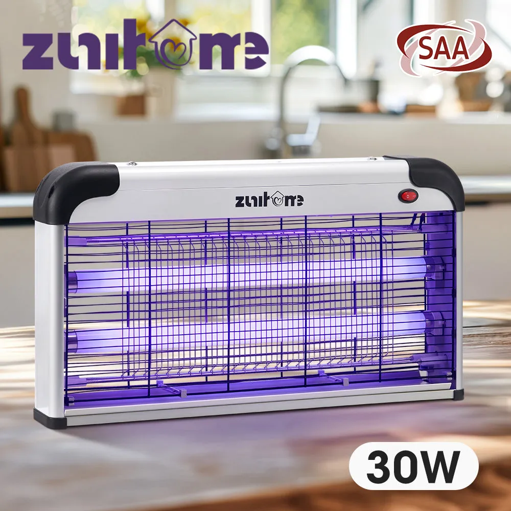 ZUNI Electric UV Mosquito Fly Insect Killer Bug Zapper Trap Light Lamp 30W